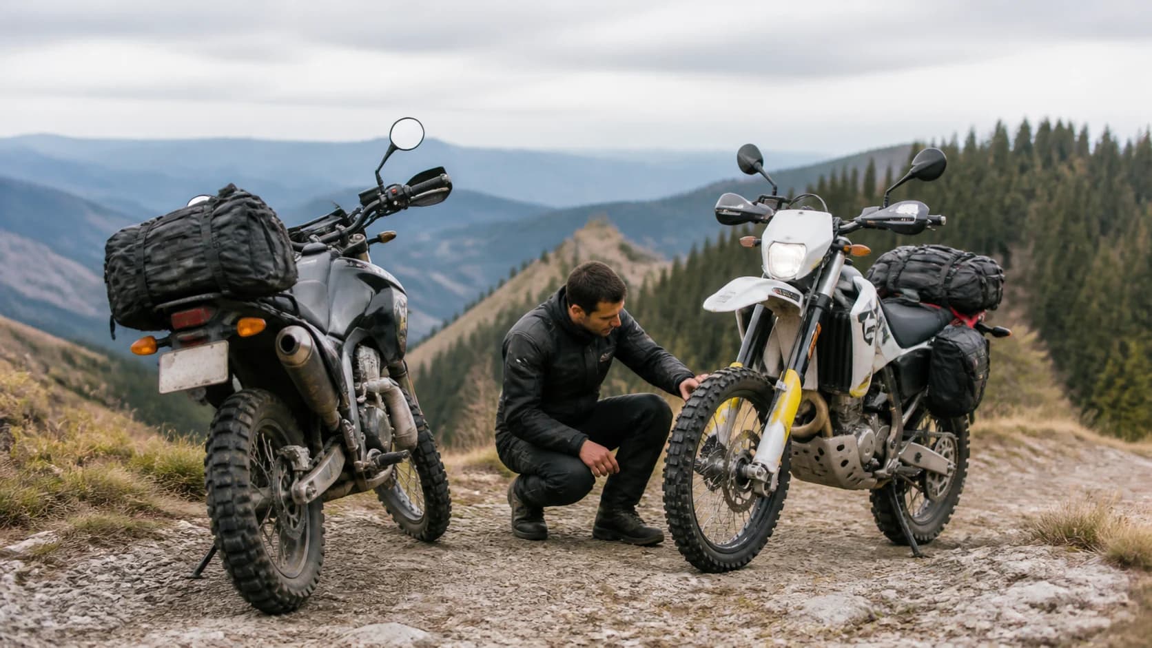 Imagine editorială despre enduro și dual-sport: diferențe practice