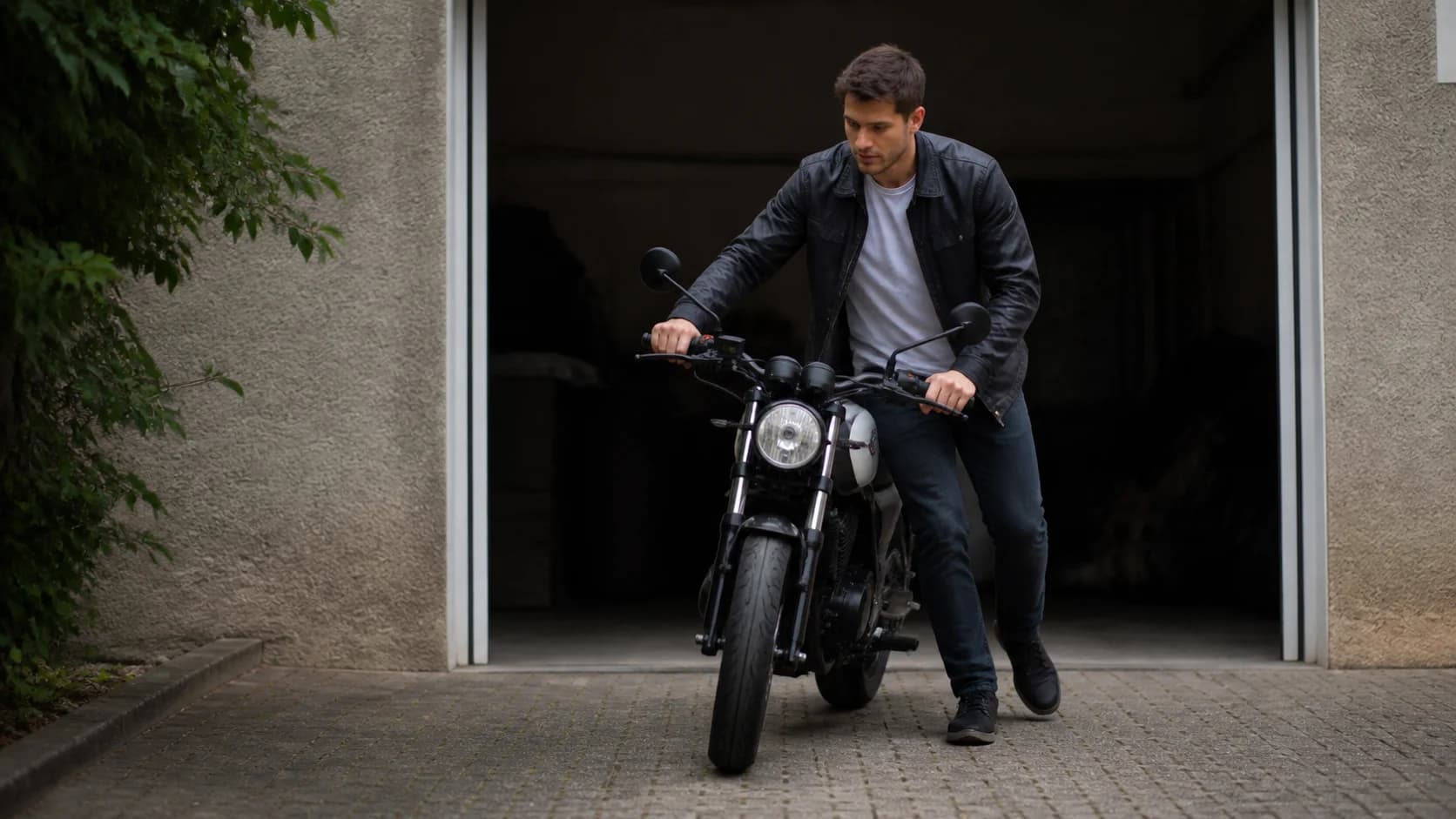 Imagine editorială despre motocicletă ușoară: masă declarată și masă simțită