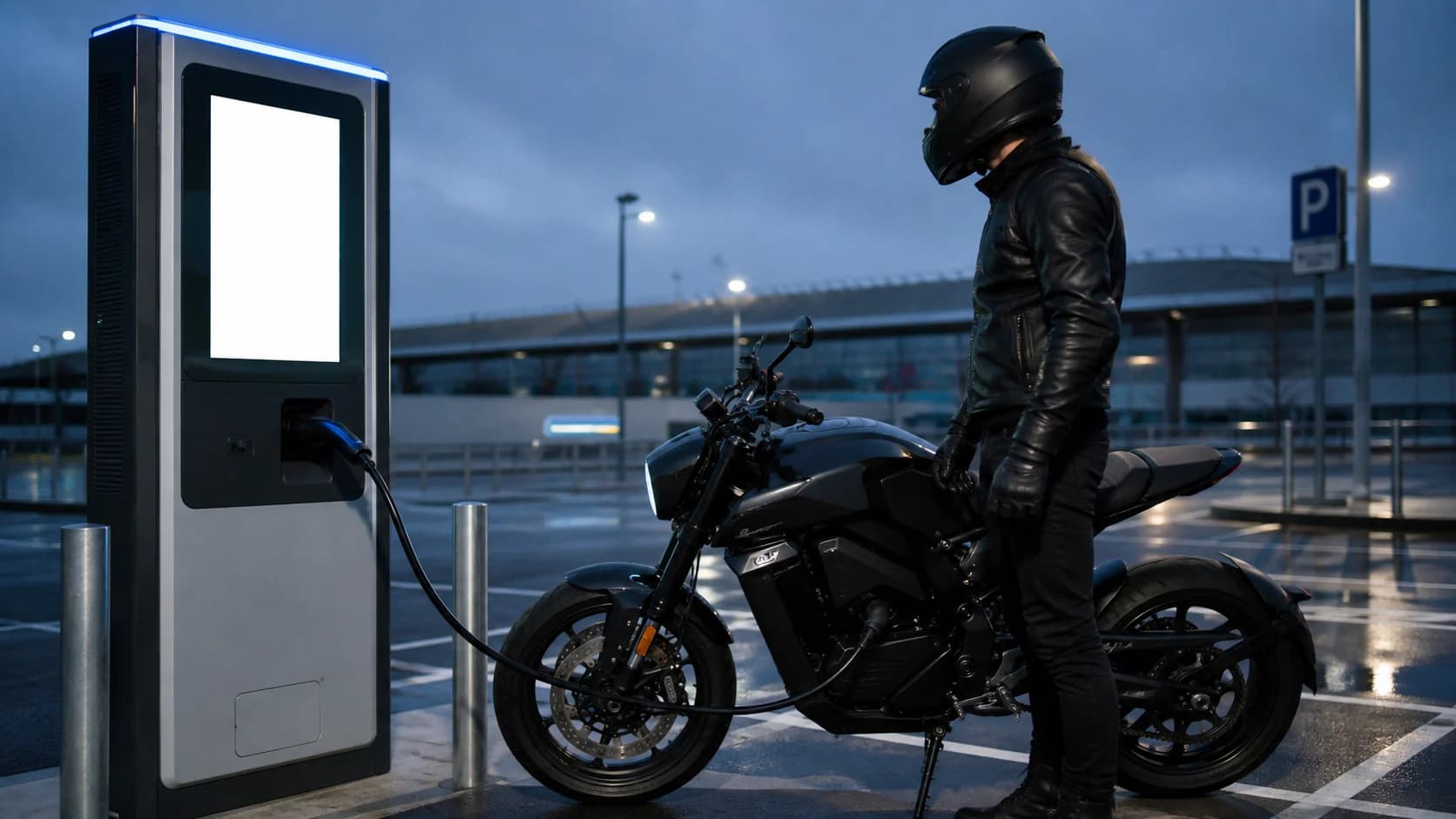 Imagine editorială despre test motocicletă electrică: autonomie și încărcare reale