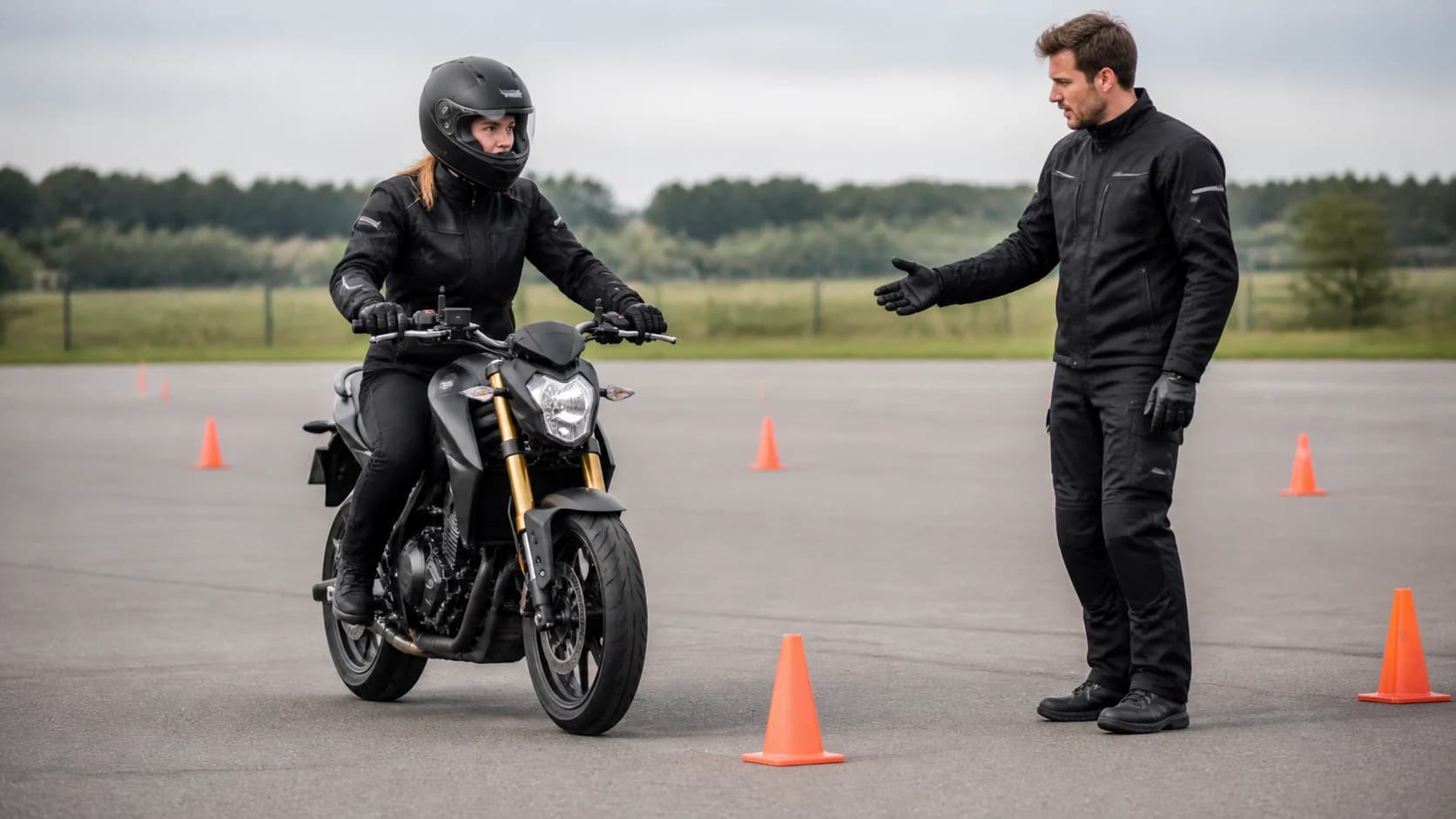 Imagine editorială despre test de motocicletă pentru începători: criteriile măsurabile